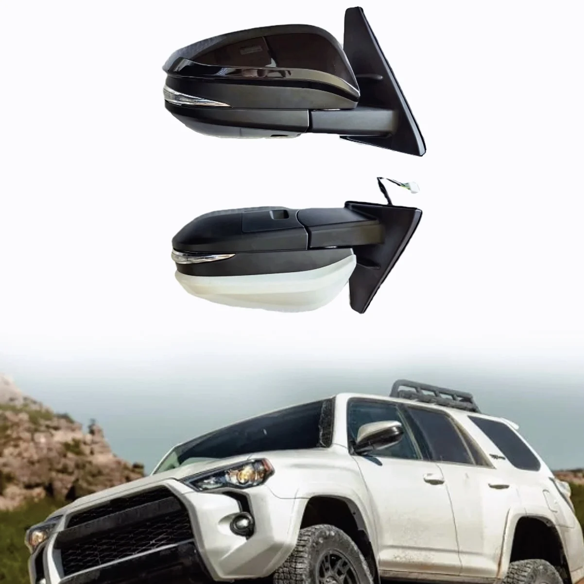 

MX High Quality Auto Parts Rearview Mirror with lights for TOYOTA 4RUNNER 2014-2022 SIDE MIRROR