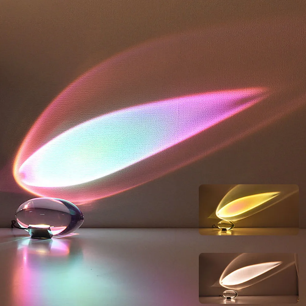 

Italian Designer Table Lamp Led Crystal Eye Of The Sky Egg-shaped Lamps Living Bedroom Decor Light Night Projector Bedside Lamp