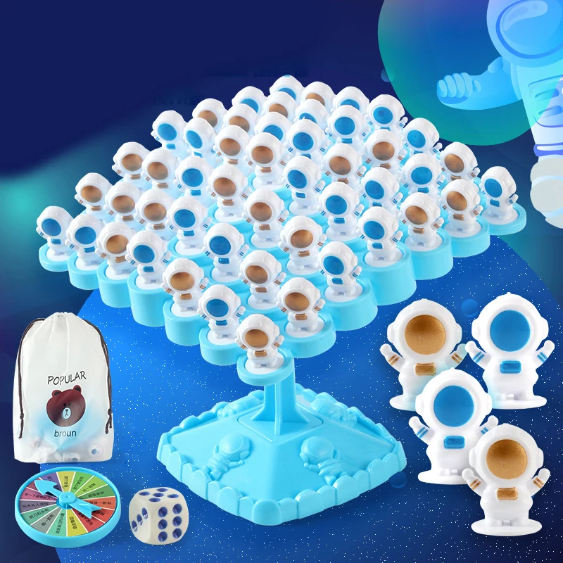 Bilanciamento astronauti Puzzle Toy Set Space Balance Stacking Leisure Interactive Desktop Battle bambini giochi da tavolo albero bilanciato