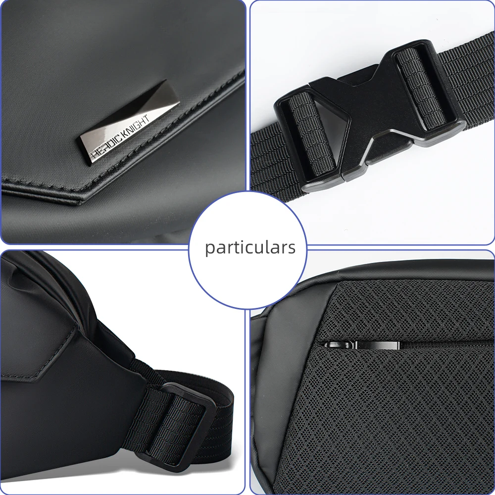 Hcankcan Herren Umhängetasche lässig hochwertige Umhängetasche leichte Schulter taschen wasserdichte Packung multifunktion ale Brusttasche