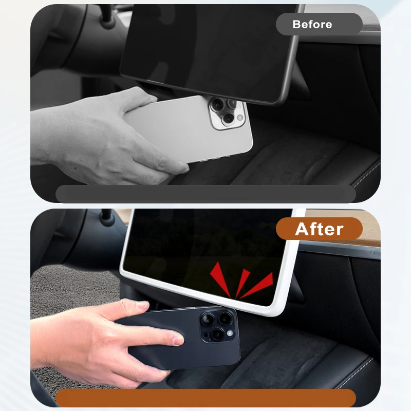 Car Screen Protector Cover For Tesla Model 3 Y Interior Mirror Silicone Protector Cover Car Interior Modification Accessories