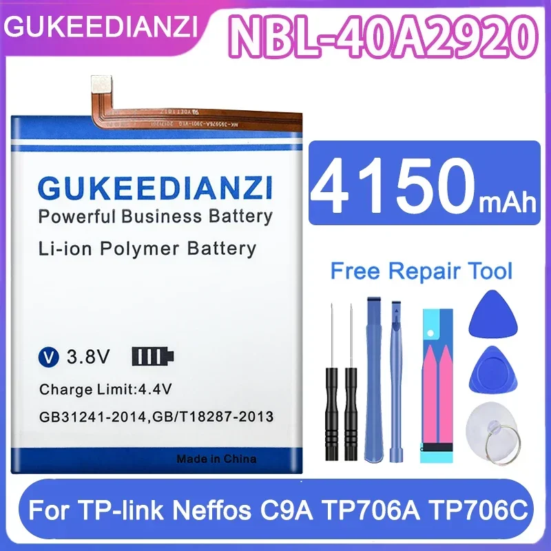 

Аккумулятор GUKEEDIANZI на 4150 мА · ч для TP-link Neffos C9A TP706A TP706C