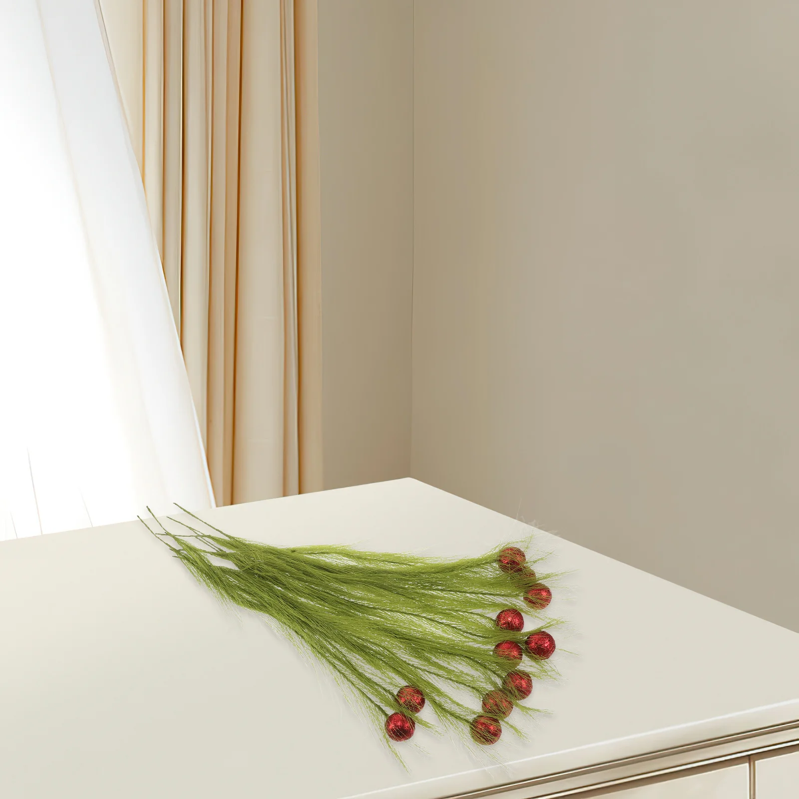 

16Pcs Dried Pampas Grass Decor Faux Artificial Plants Farmhouse Fall Thanksgiving Table Centerpieces Vase Dried Flower