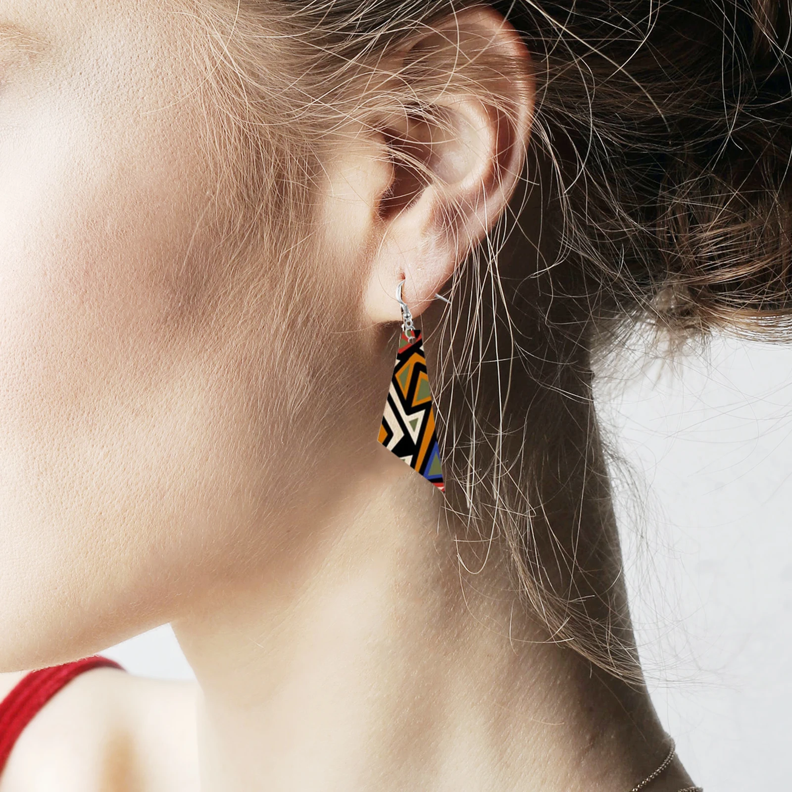 

1 set 1 Set Unfinished Wood Earring Cutouts Kit Natural Wooden Earrings For Women Diy Jewelry Supplies Hollow Design Drop Charms
