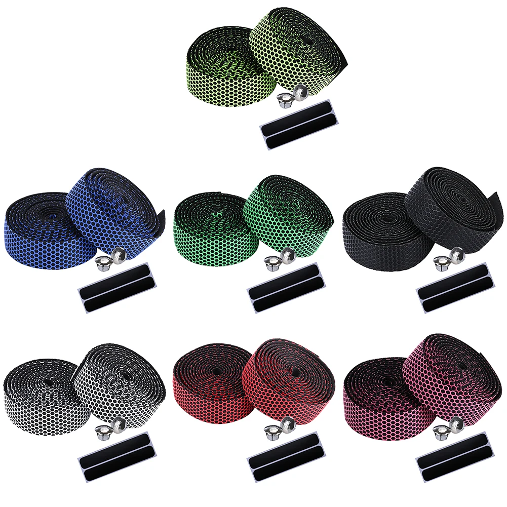 Bike Handlebar Tape Breathable Capabilities Fiber Cloth Flexible Good Ductility Light Special Synthetic Sponge