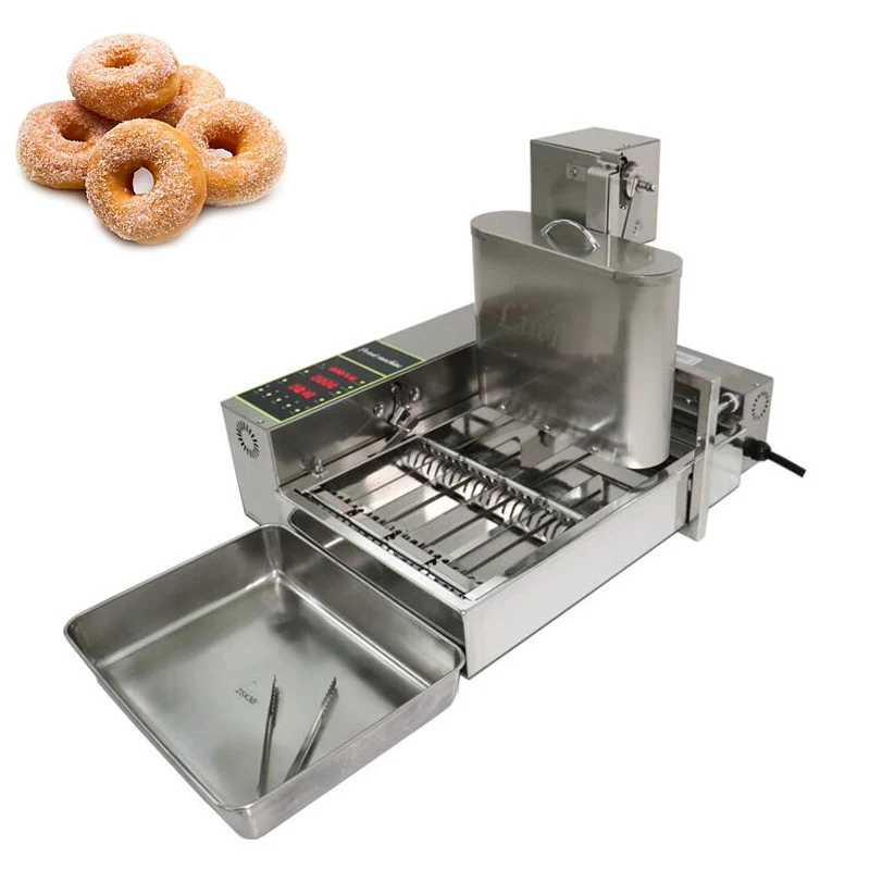 

Electric Automatic 4 Rows Mini Donut Machine Automatic Donut Making Machine Donut Maker Hot Sale Comercial Machine