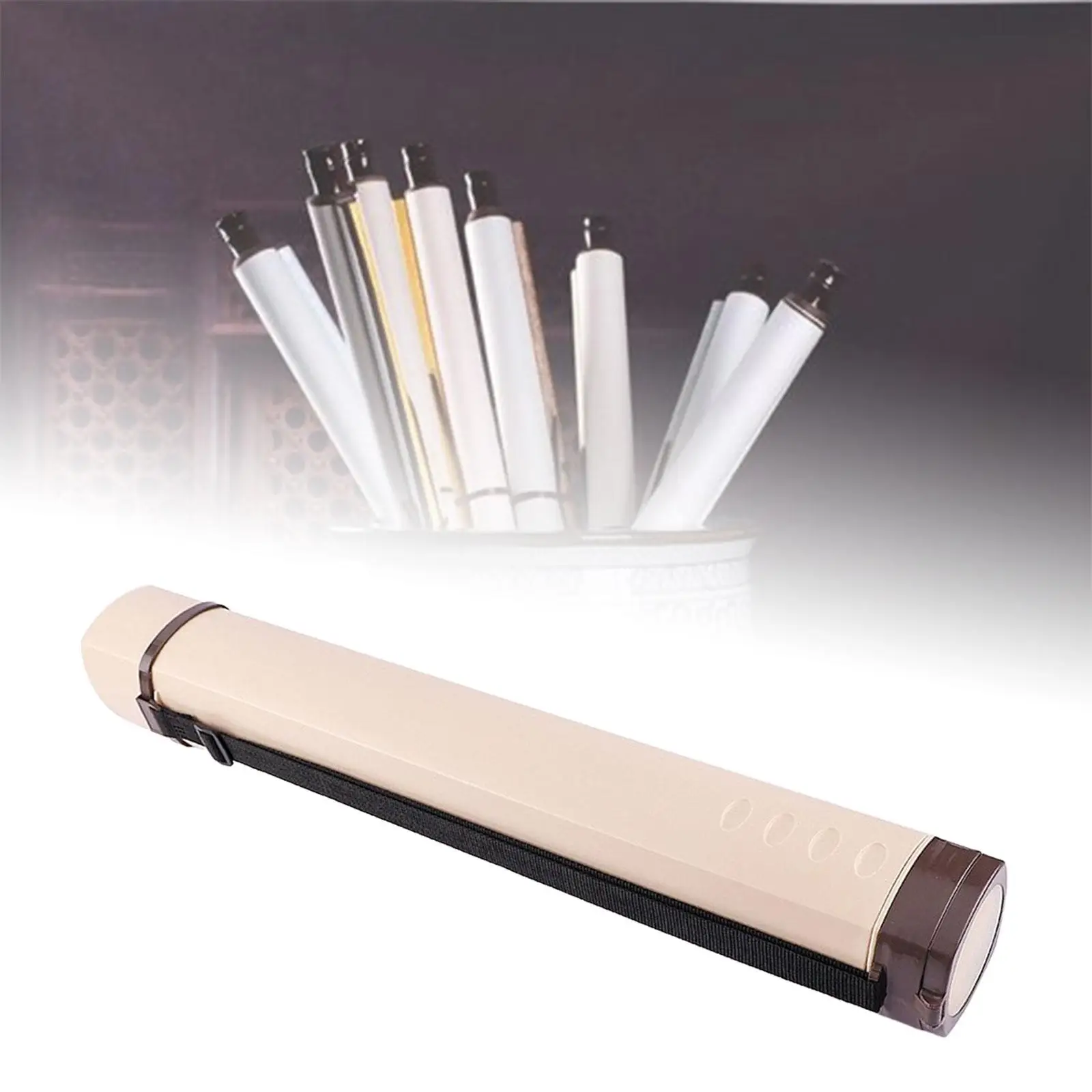 Poster Storage Tube Document Storage Tube Expanding Carry Case Scrolls Holder Blueprint Case Tube for Drawings, Blueprints