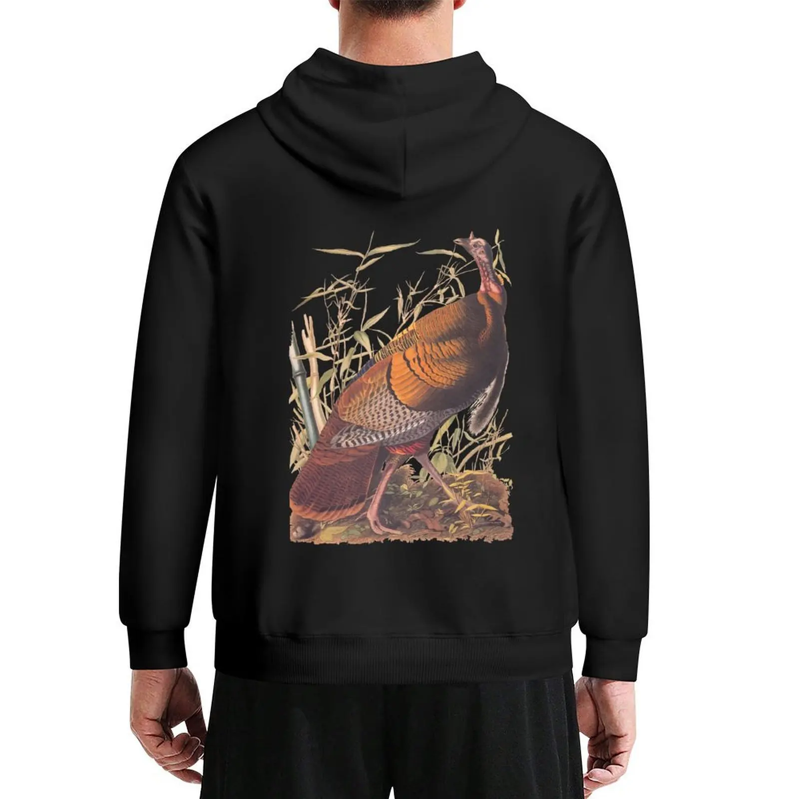 

Audubon Wild Turkey Hoodie anime clothes anime clothing men's winter sweater mens clothes mens hoodie