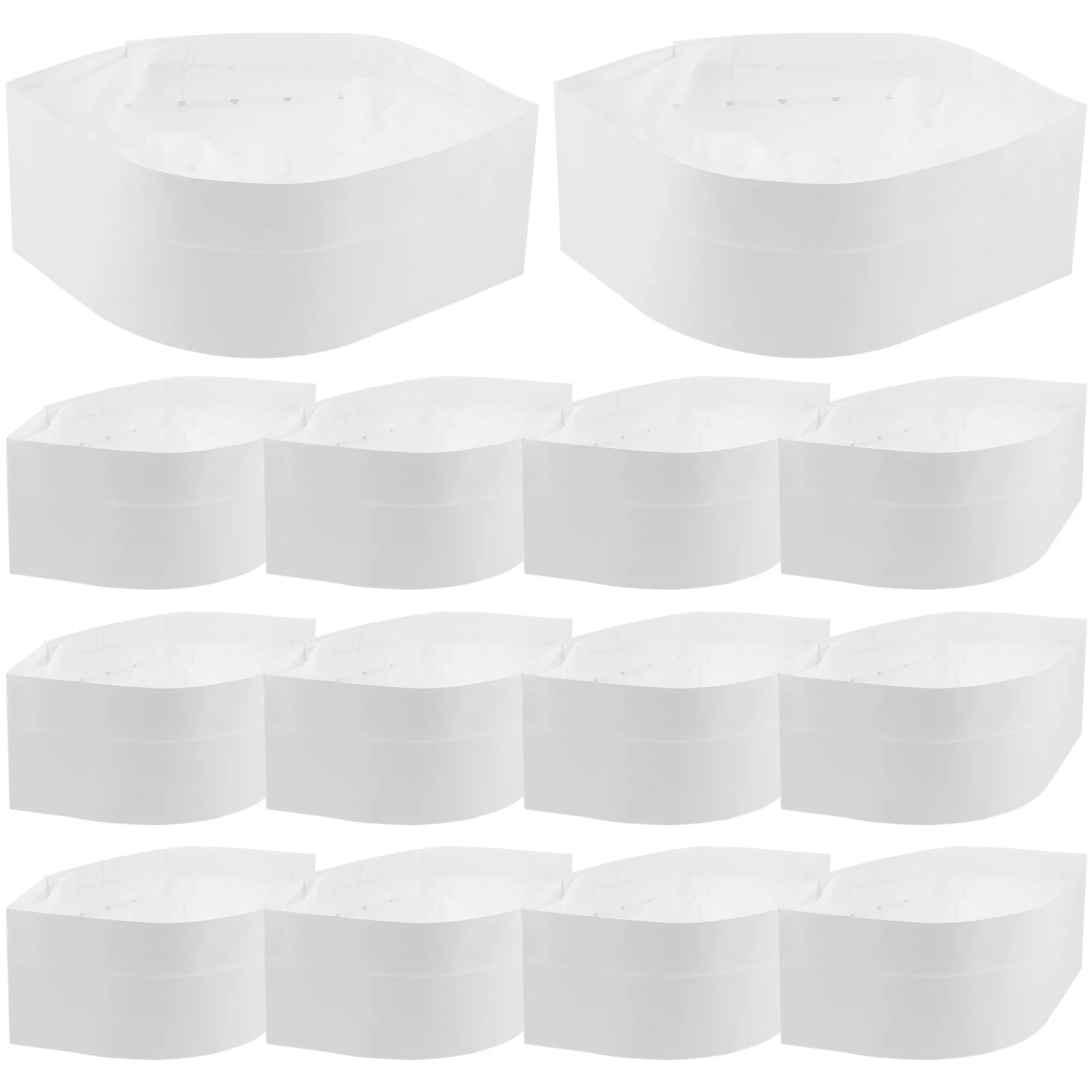 20Pcs Disposable Paper Chef Hat 20 Chef Caps Safe Healthy Hygienic Cooking Baking Restaurants Kitchens Coffee Shops Bakeries