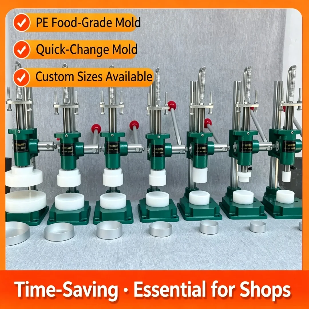 Manual Egg Tart Crust Presser machine tartlet skin forming machine tartlet molding making Shell Press Machine
