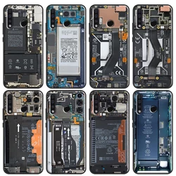 Motherboard Circuit Board Case For Huawei P30 P20 P40 P60 Pro Nova 9 5T P Smart Honor Magic 5 Lite X8 X9a 50 70 Cover