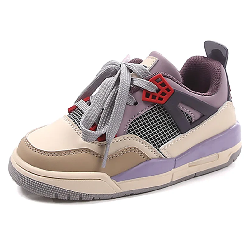 

Модные спортивные кроссовки 2026 года для детей: дышащие кеды из искусственной кожи для подростков, мягкие беговые кроссовки для мальчиков и девочек