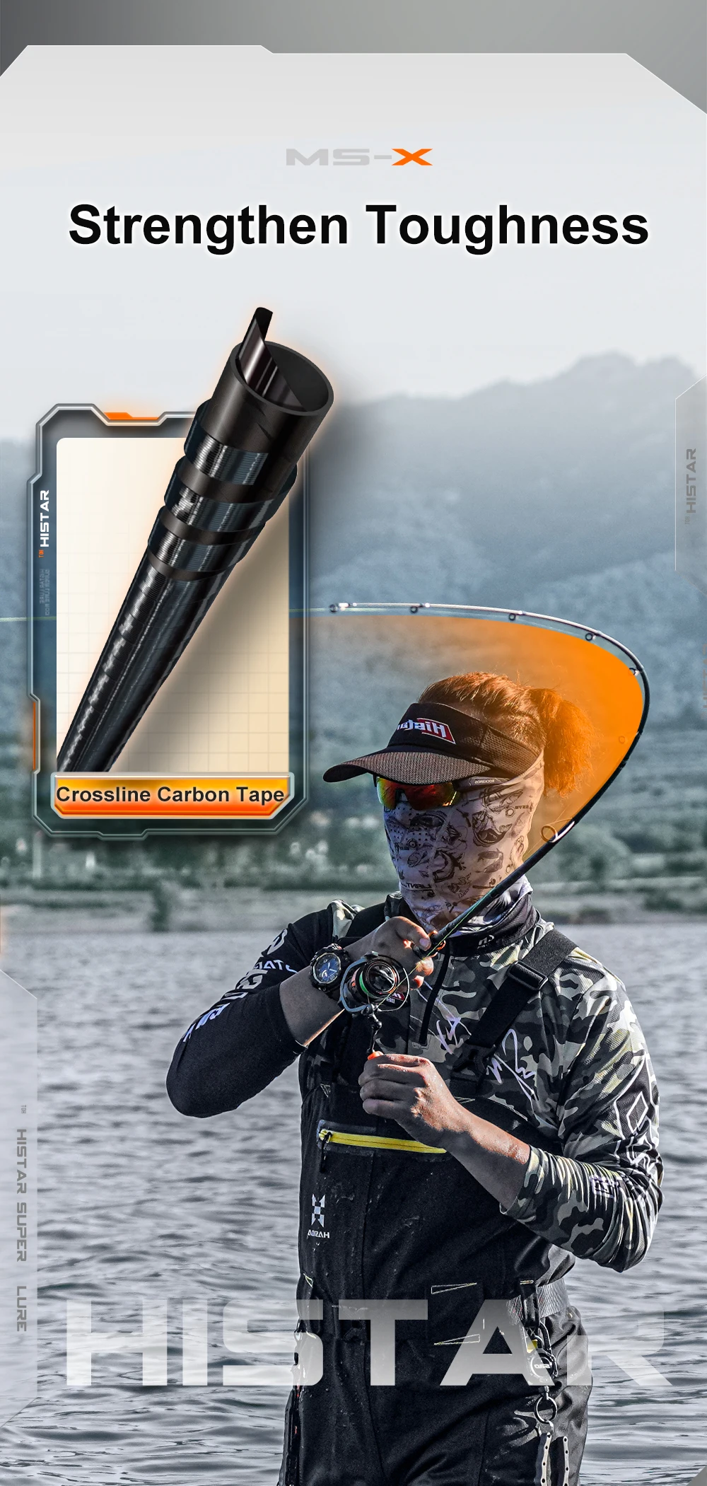 HASIDA MS-X 1,68m UL Angelruten-Rollen-Set 0,6-6g Schnelle Aktion Finesse Spinning Baitcasting Set Fuji Guide Forelle Barsch – Detail 7