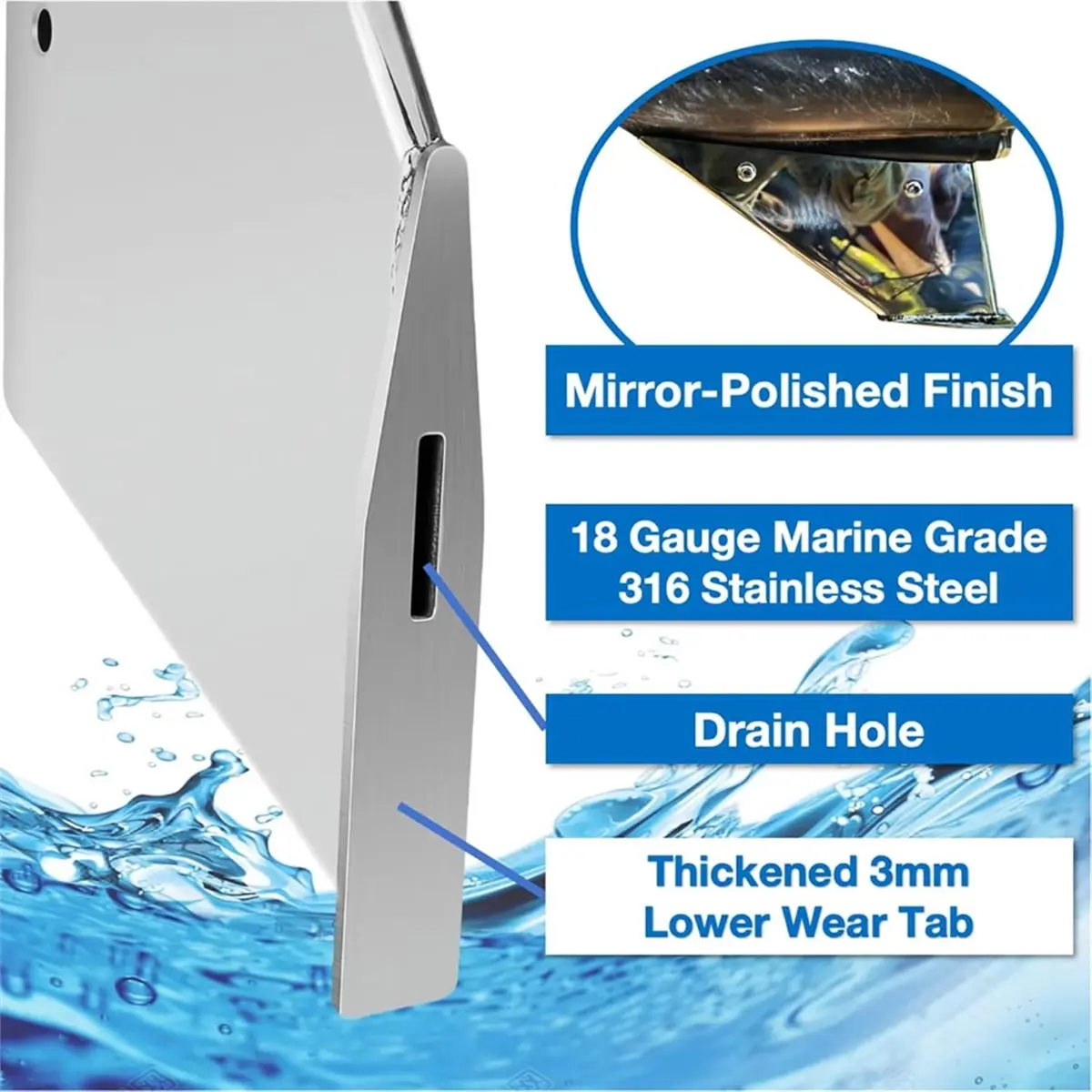 

Защитная пленка для снятия скега 27031 для Mercury Stern Drive Alpha 1 Gen 2 1991 г.