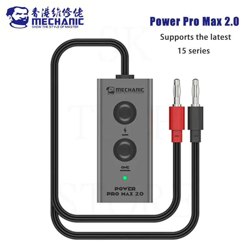 Mechanical Power Pro Max 2.0, power supply, test cable, C-type input with 15 FPC, single button start cable for iPhone 6-15 Pro