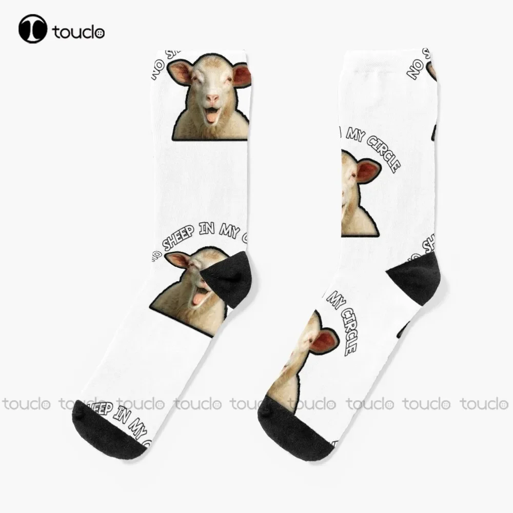 

NO SHEEP IN MY CIRCLE Носки носки на Хэллоуин персонализированные носки унисекс для взрослых и подростков молодежные носки Рождественский подарок HD ВЫСОКОЕ КАЧЕСТВО