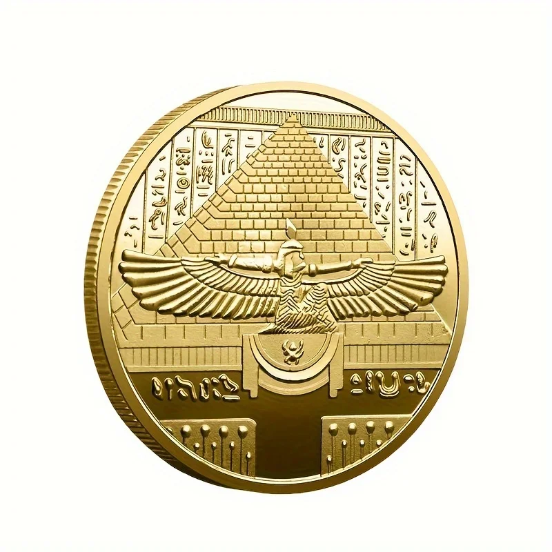 Sphinx Pyramid Commemorative Coin Souvenir Egyptian Pharaoh