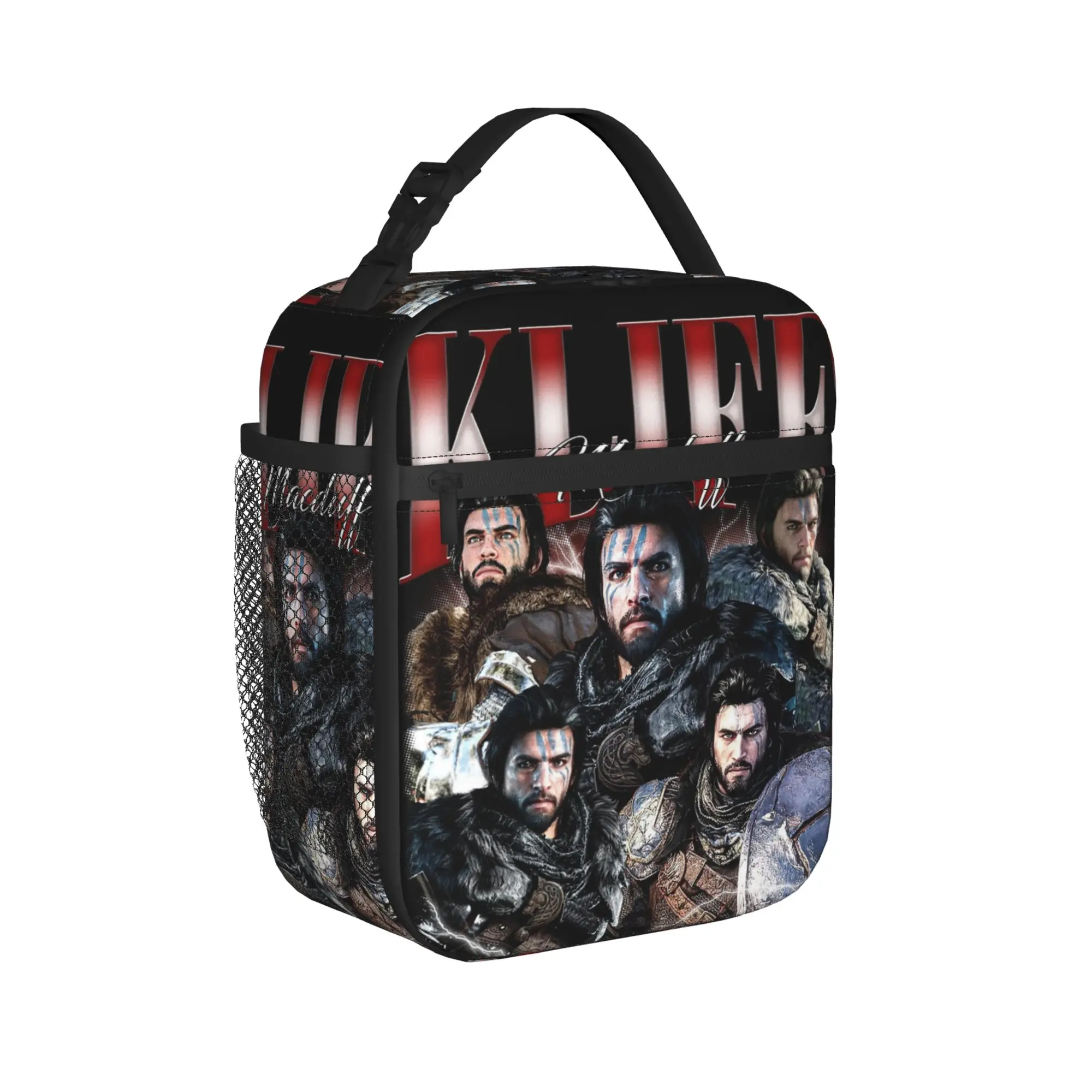 Vintage Crimson Desert Kliff MacDuff  Insulated Lunch Bags Large  Lunch Container Cooler Bag Tote Lunch Box Food Storage Bags