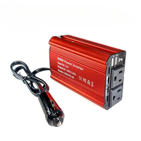 300W Power Inverter Car Mounted Power Inverter USB Voltage Transformer Portable DC12V To AC110V 220V Conversion USB Battery Clip