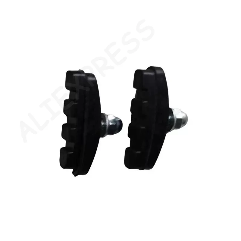 [G]2Pcs Road Bicycle Cycling Repair Tool Wear Resistant Silent Rubber Bike V Brake Pads Durable Brake Shoes Replacement Blocks