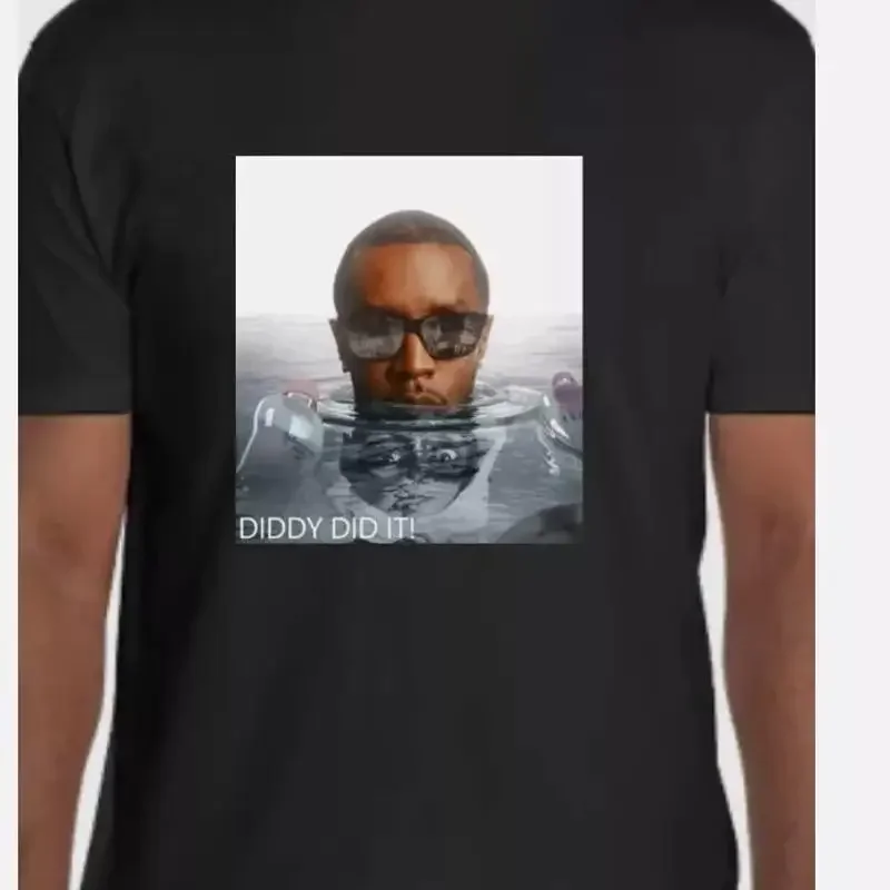 SALE Funny Diddy Did It P Baby Oil T Shirt