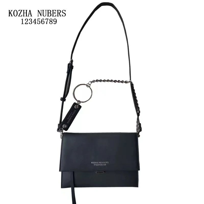 Original KOZHA NUMBERS Fashion Design Single Shoulder Strap Single Shoulder 100 Lap Envelope Bag Cross-body Chain Female Bag