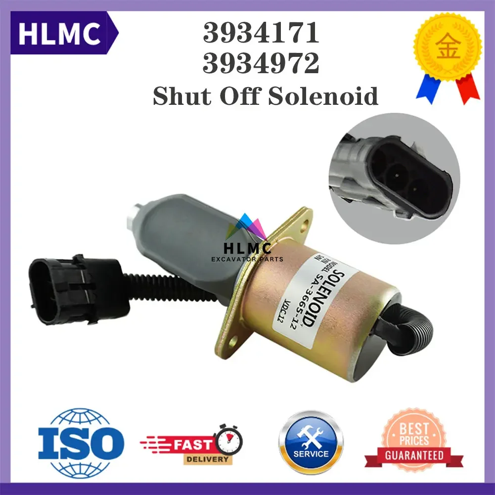 Shut Off Solenoid 3934171 3934972 6681513-B BC6681513 LPS6681513 Cut Down Solenoid For Skid Steer S160 S150 7753 773 763 753