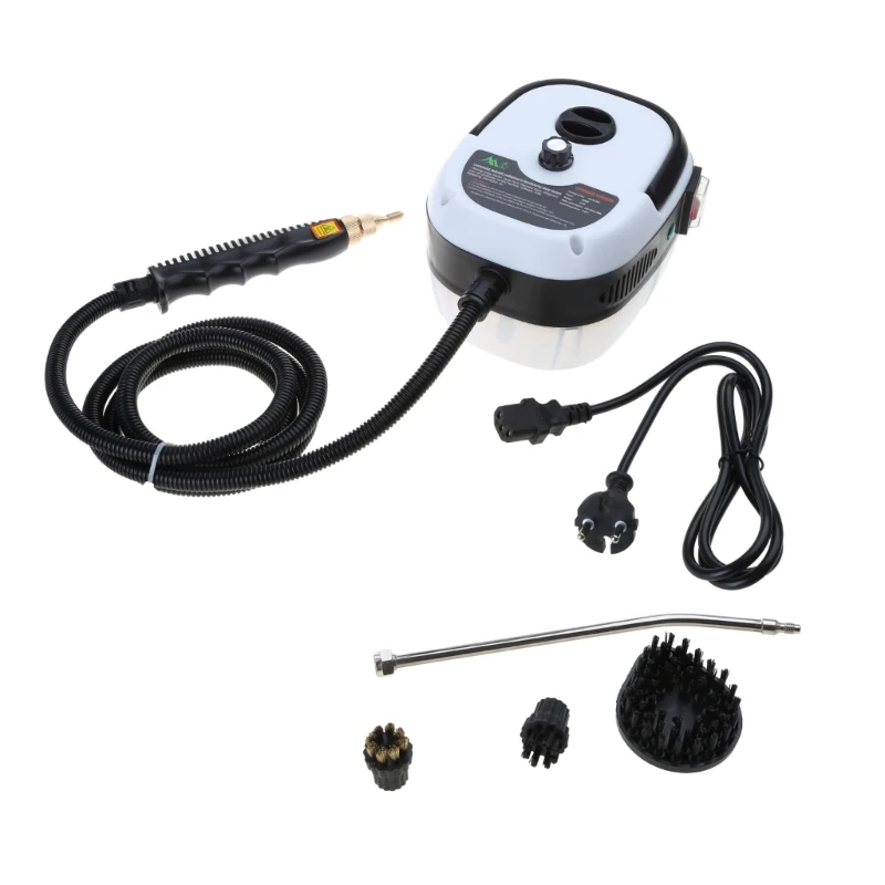 Nettoyeur vapeur 2500W, nettoyeur à vapeur portatif, 6 vitesses, haute pression, température, Machine nettoyage à vapeur avec