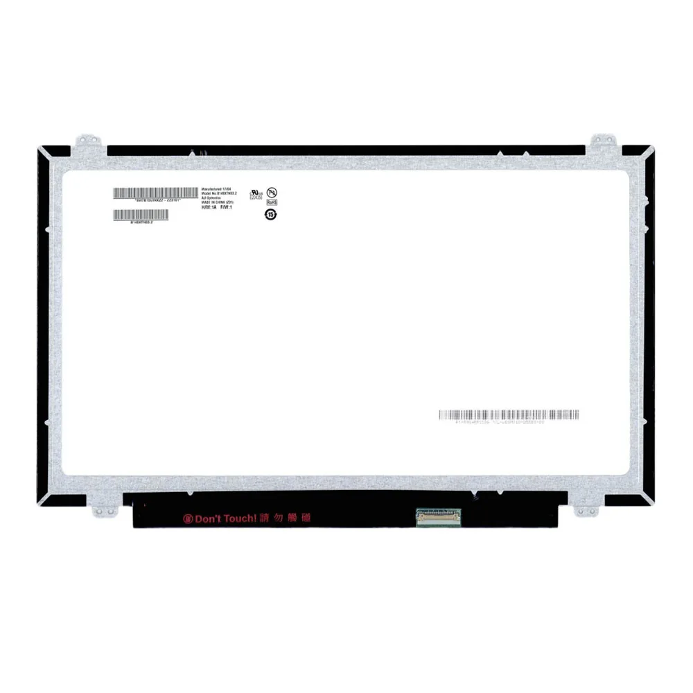 B140XTN02.4 N140BGE-EB3/E43 LTN140AT31 LP140WH2-TPS1 HB140WX1-301 NT140WHM-N31 B140XTN03.2 LP140WHU-TPA1 lcd screen display
