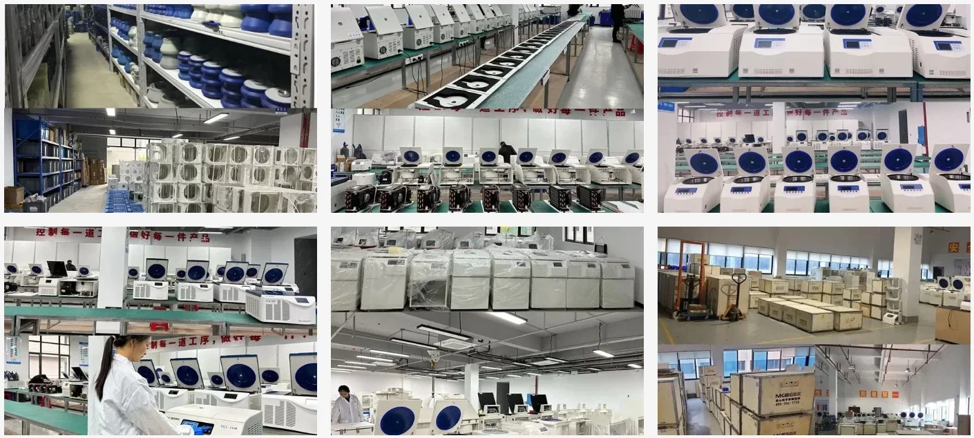 تجربة الطرد المركزي للمختبر ذات 12 أنبوبًا منخفضة السرعة حاصلة على شهادة CE