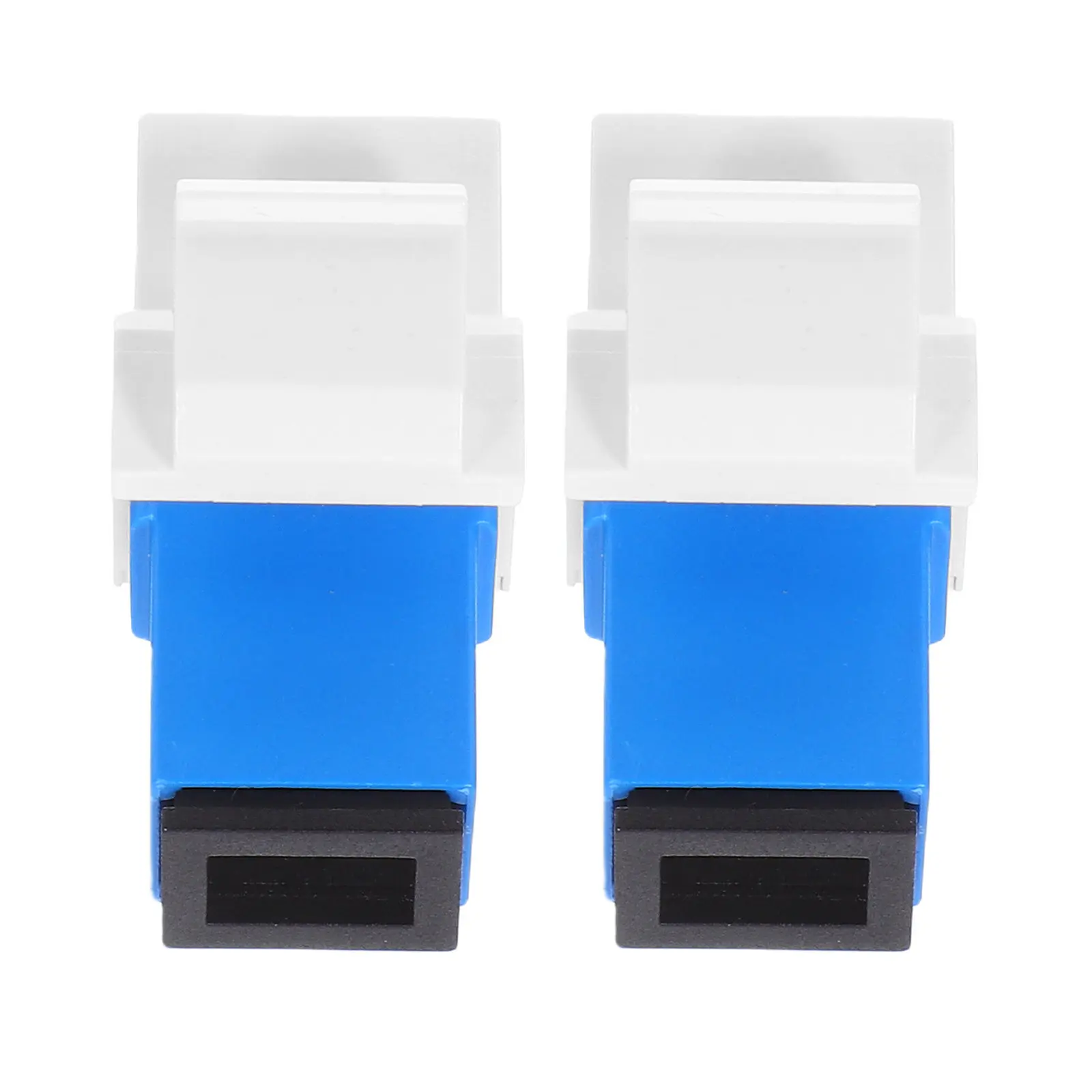 2Pcs Module Adapter High Speed Transmission Network Connector Video Conferencing Fiber Optic Coupler Optical Connector