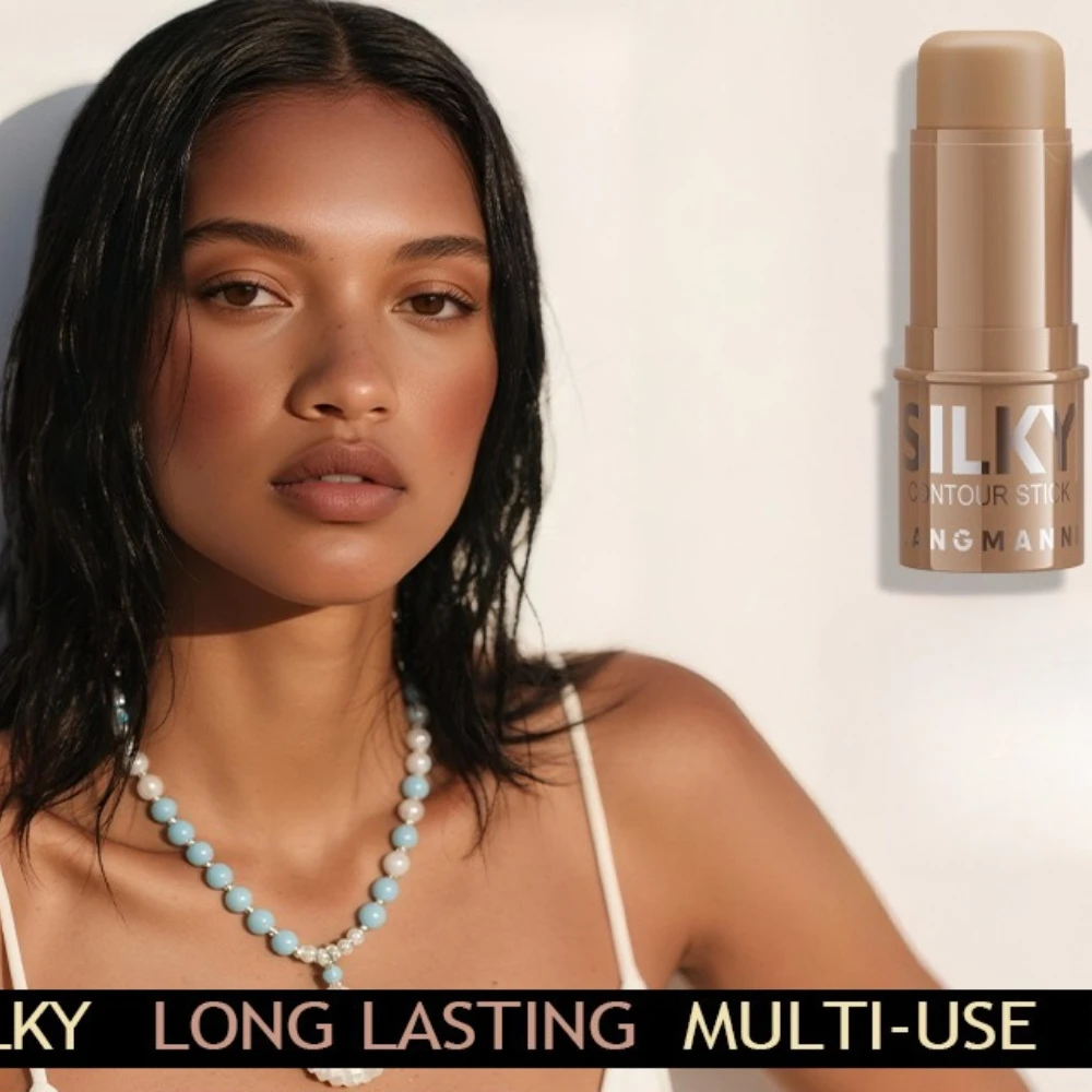 Bâton de Contour multifonction, crème pour le visage, surligneur, correcteur, bronzant, mélange sans couture, couverture intégrée pour le maquillage naturel