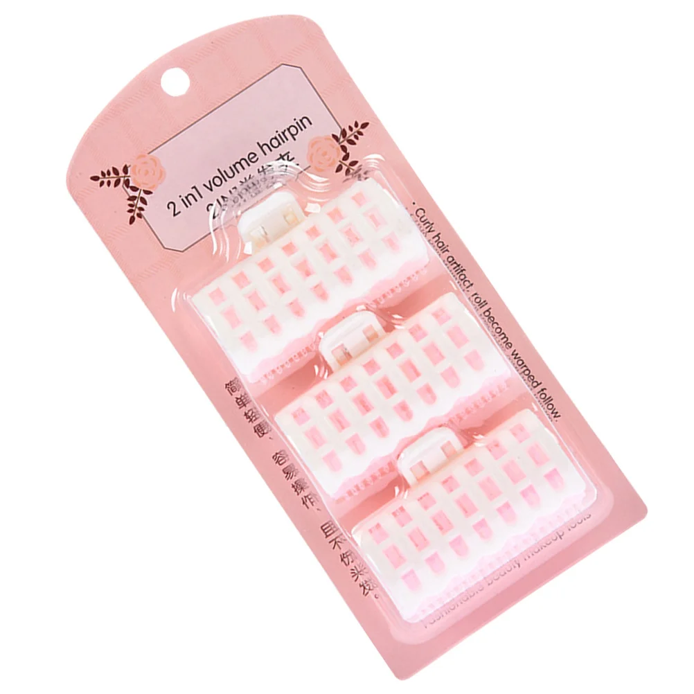 

4 Sets/12pcs Sponge Hair Curler Self Adhesive Hair Styling Roller Hair Curlers Hairdressing Tools for Woman