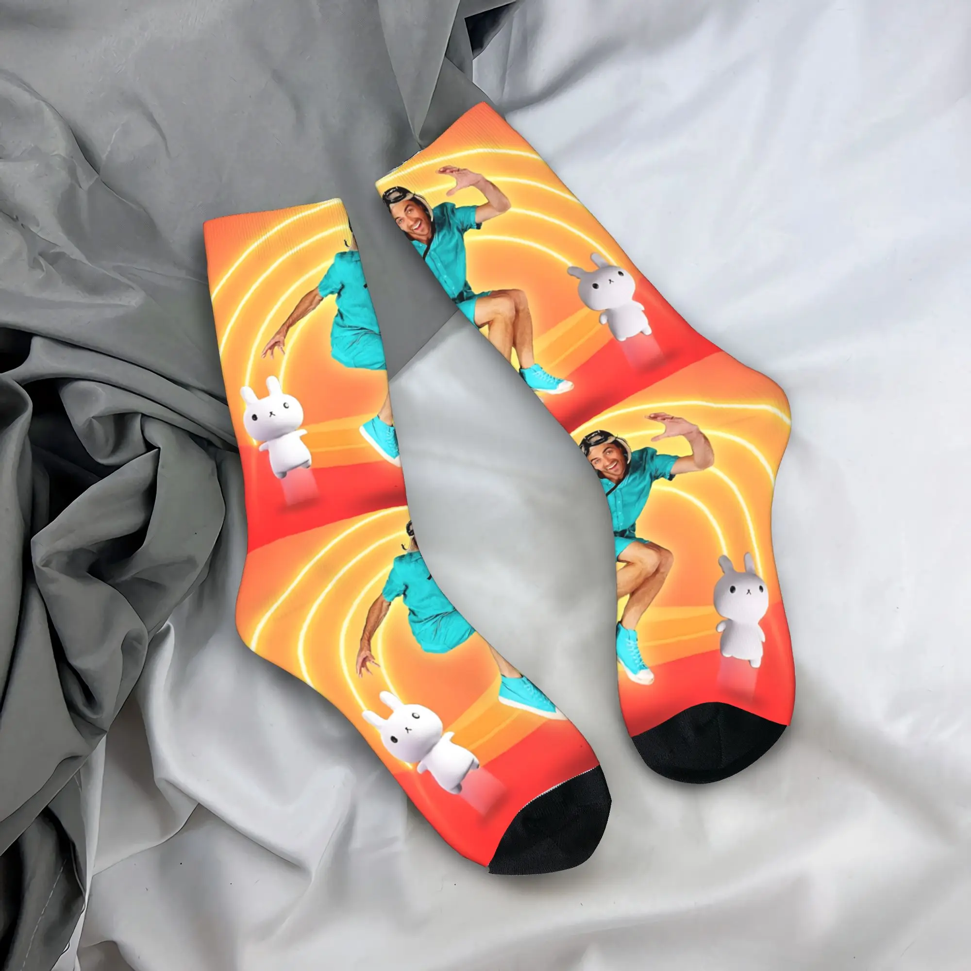 

Носки с героями мультфильмов Danny Go, весенние чулки, кавайные носки для пар, высококачественные носки с графическим рисунком, антибактериальные носки для бега