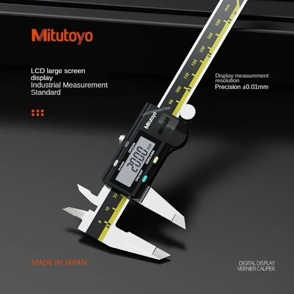 Mitutoyo LCD Digital Caliper 150mm/200/300mm 500-196-30 Vernier Calipers Electronic Measuring  Measuring Tools Stainless Steel