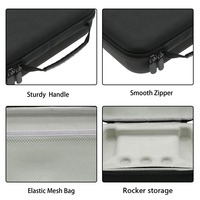 EVA Hard Carrying Case with Mesh Pocket Portable Travel Storage Bag Travel Carrying Bag for GameSir G8 Galileo Phone Controller