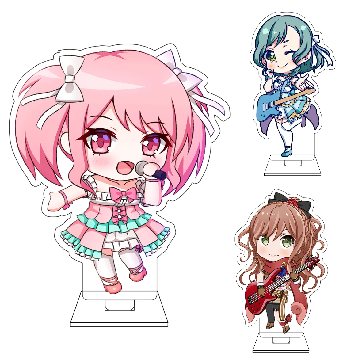 10CM Anime BanG Dream! Cosplay Niedliche Acryl-Figur Standplatte Roselia Imai Lisa Ornamente Geschenke