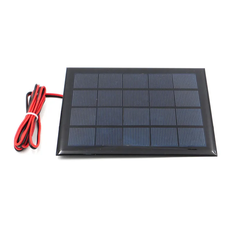 High Qaunlity Min Solar Panel 5V 5.5V 1W 1.6W 150mA 160mA 200mA 250mA 500mA DIY Solar kit/Battery Cell Phone Charger with cable