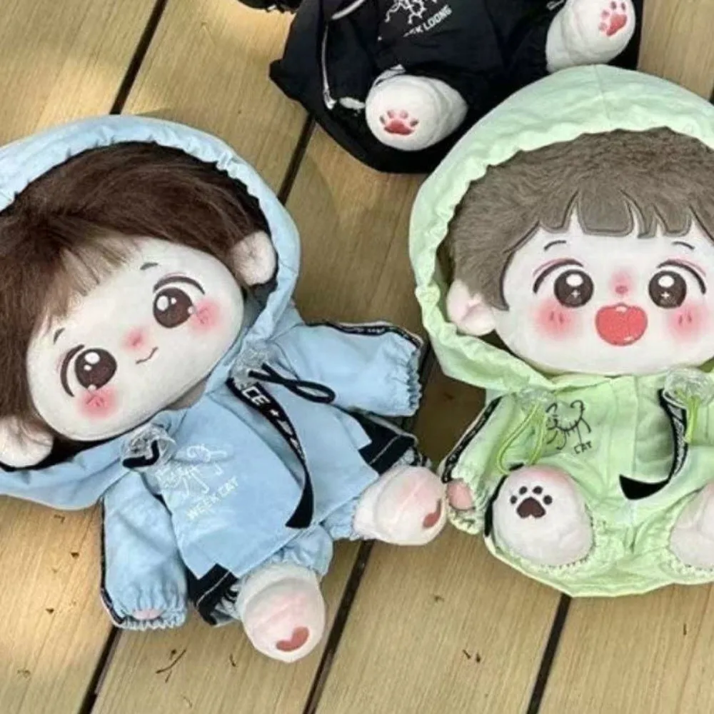 Roupas diy jaquetas ao ar livre 20cm algodão boneca roupas casaco esporte ídolo roupas de boneca legal vestir-se roupas de boneca acessórios