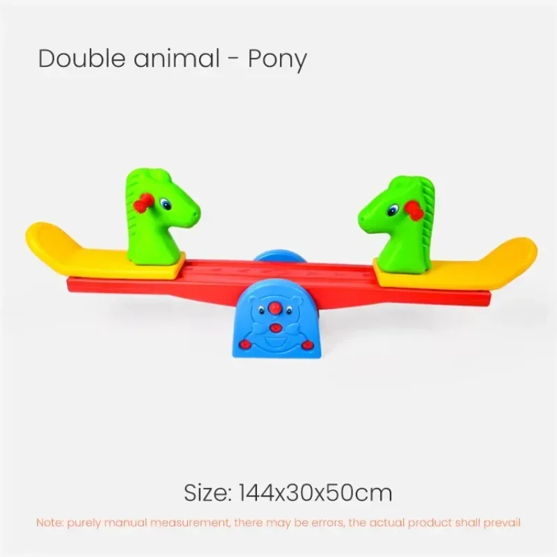 Kids Animal Cute Deer Horse Attractive Children's  Plastic Seesaw Toy