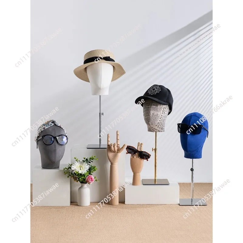 Color hats, model head props, clothing stores can insert pins, men's and women's display racks, dummy head molds, window