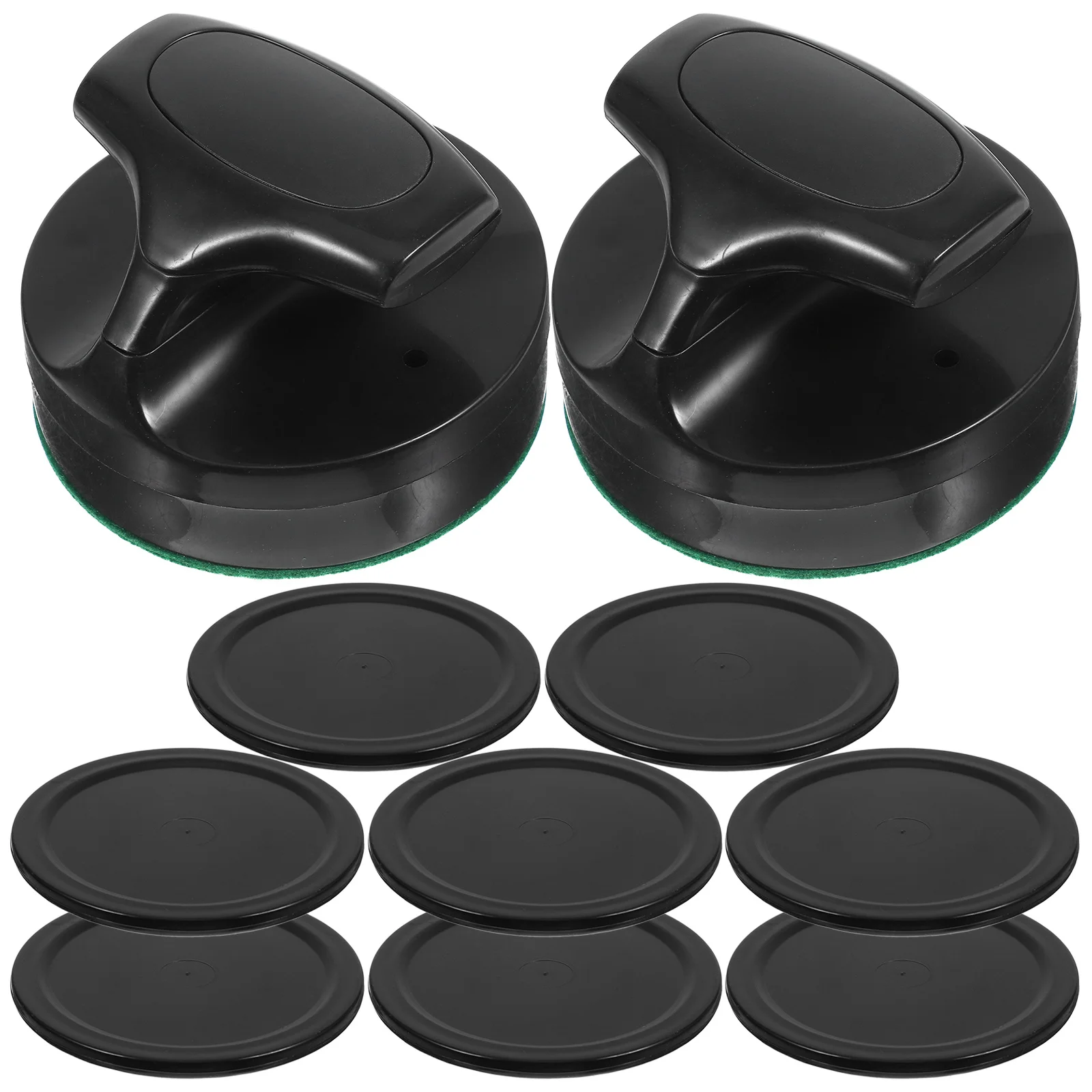 

1Set Ice Hockey Pucks and Pushers ABS Plastic Table Hockey Replacement Parts Smooth Glide Accessories for Game Room