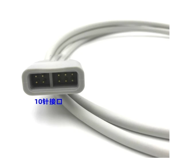 متوافق مع كابل محول القطب الكهربائي بعمق التخدير BIS كابل نهاية المريض 10 سنون 12 دبوس BIS