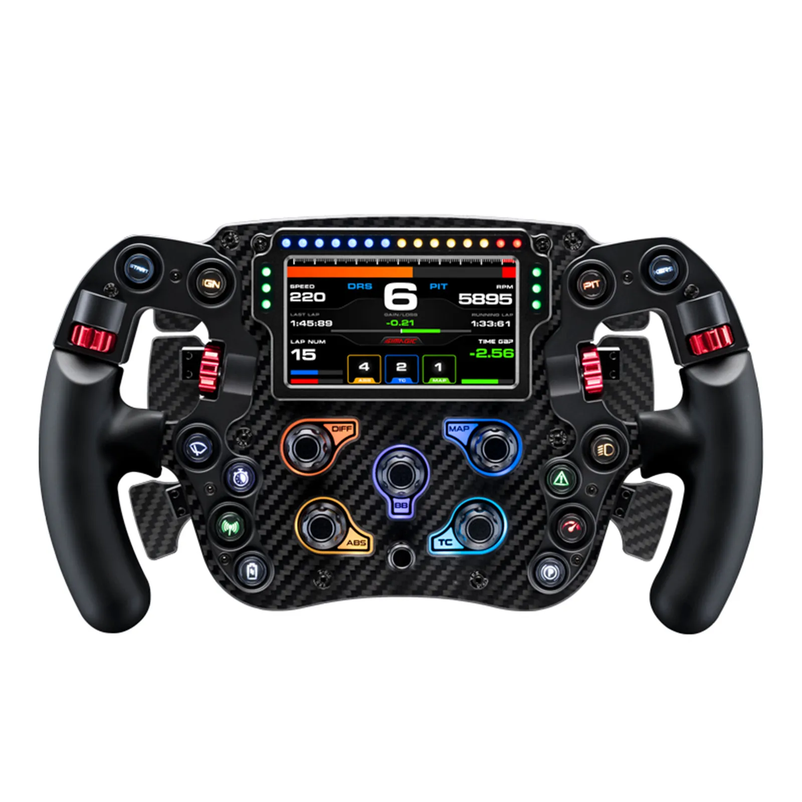 F1 Racing Simulator Game Steering Wheel Simagic FX PRO Equation Carbon Fiber Steering Wheel