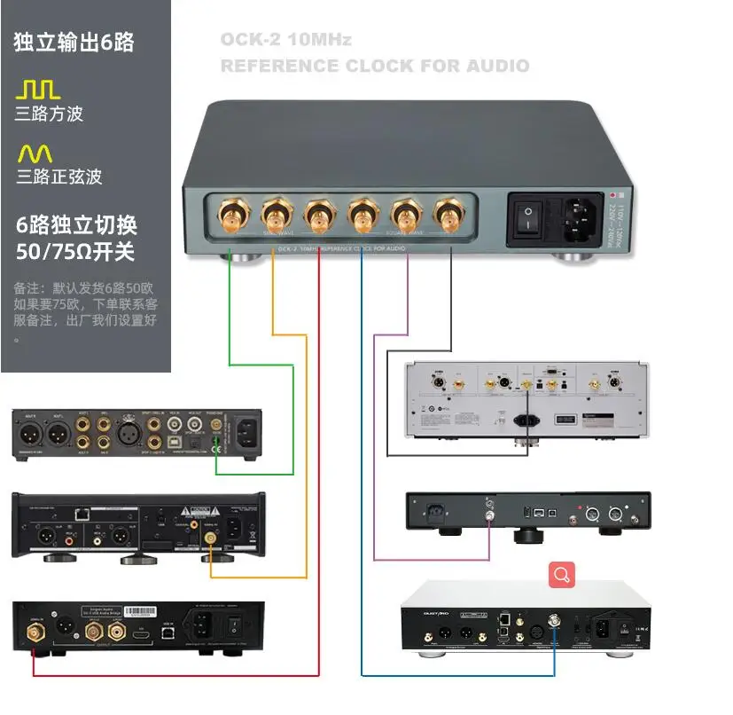 LHY OCK-2 10Mhz SC cut OCXO ultra low phase noise constant temperature clock ultra femtosecond crystal oscillator LT3042+PNP