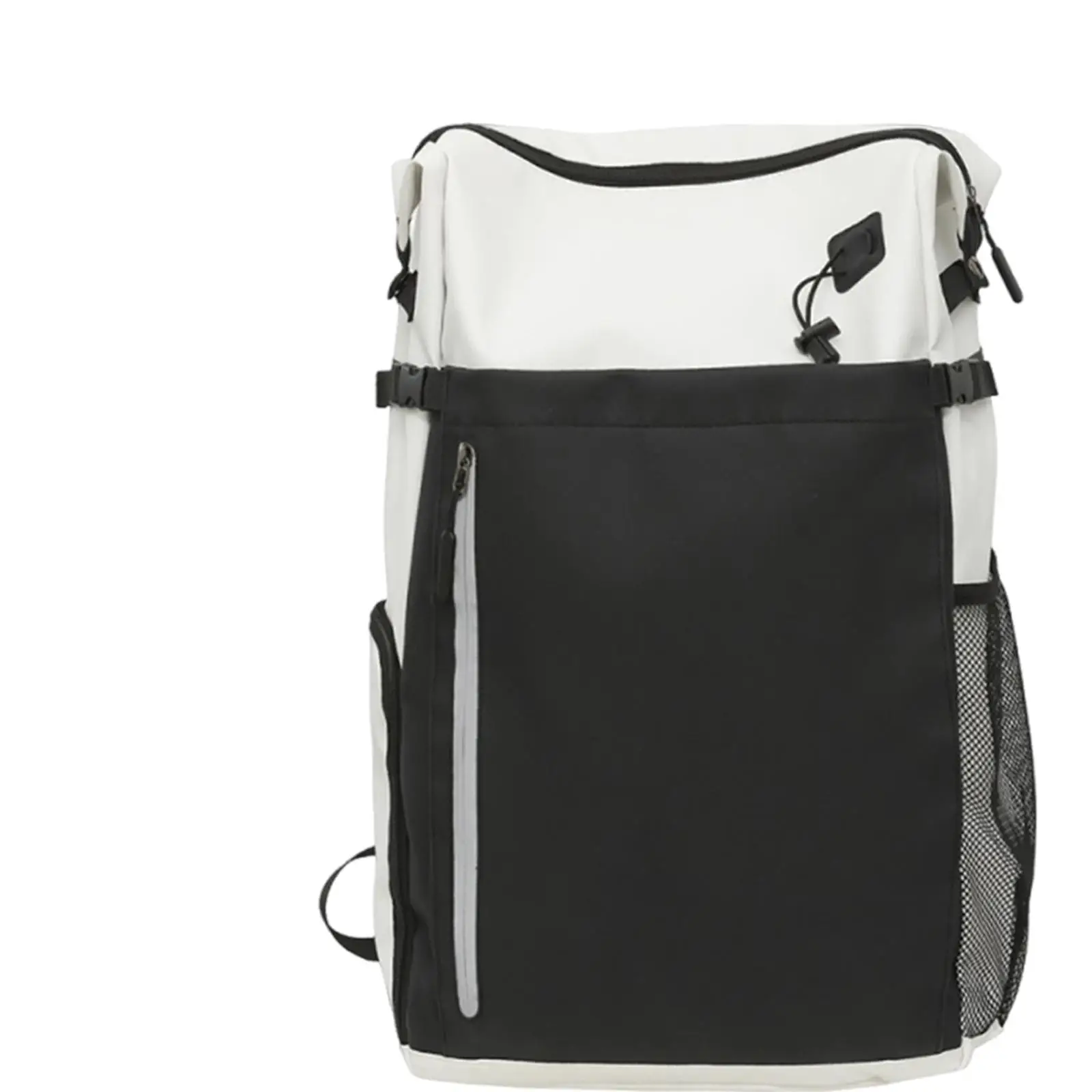 Tennis Racket Bag Spacious Nylon PU Backpack with Zipper Shoe Compartment Reflective Safety Strips for Gym Outdoor Sessions