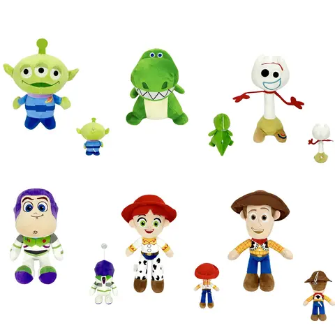 2026 New Product 23cm Cute Wooden Buzz Lightyear Plush Toy Cute Anime Pillow Pendant Cartoon Gift