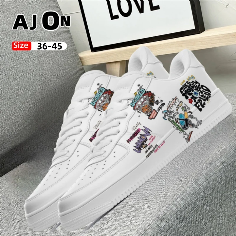

2025 New Air Force shoes men's casual shoes trendy white shoes women's shoes 36-45