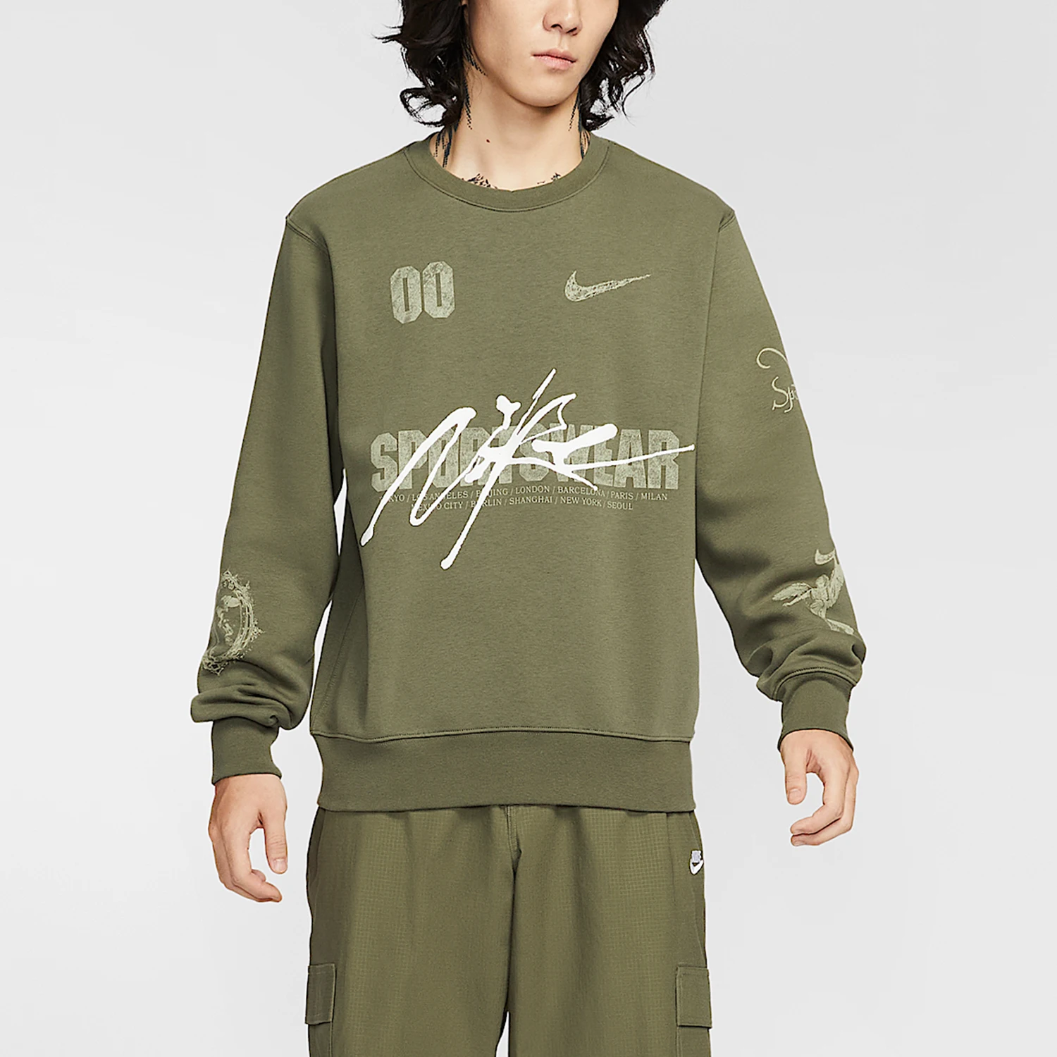 

Оригинальная мужская повседневная толстовка с капюшоном Nike Sportswear IF1766-222