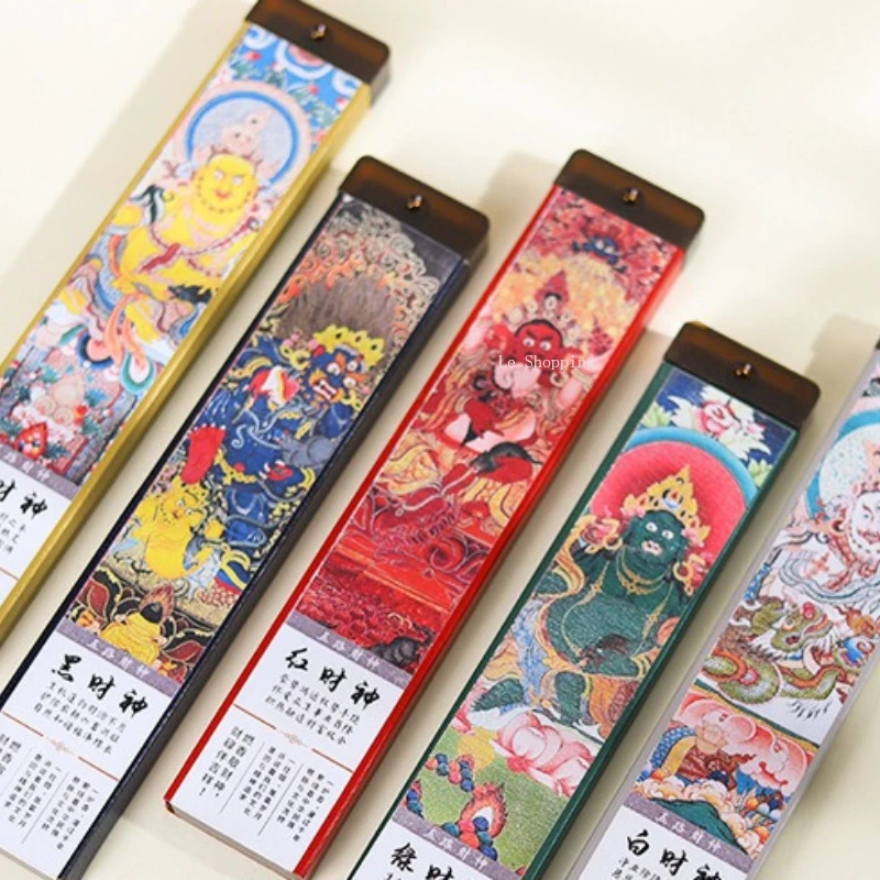 God of Wealth Incense Stick Handmade Natural Sandalwood  Attracting Wealth Praying for Blessings Purifying Indoor Air Joss Stick